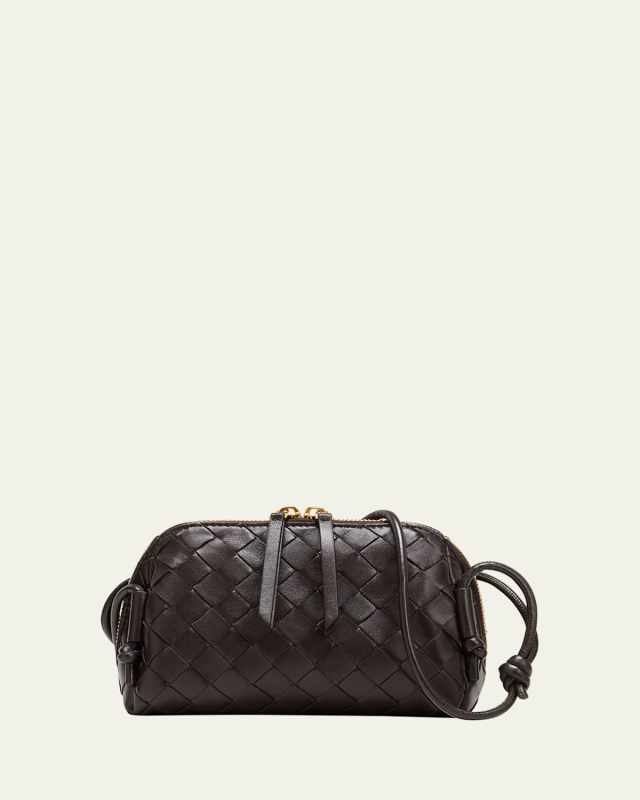 Zip Leather Pouch Shoulder Bag